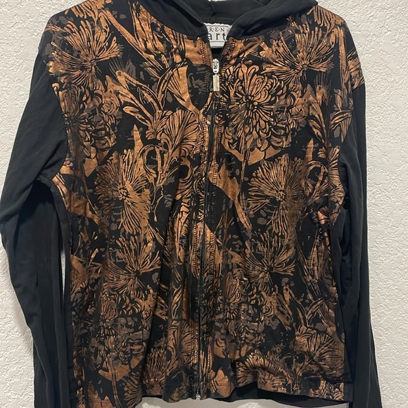 Keren Hart Zip up hoodie Size XL - Picture 2 of 4